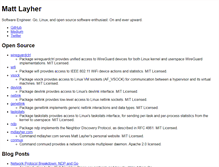 Tablet Screenshot of mdlayher.com